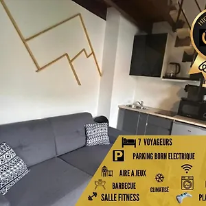Reve Divin T4 Avec Parking-barbecue-laverie-bagagerie-salle De Sport-aire De Jeux-climatise Apartamento Lourdes